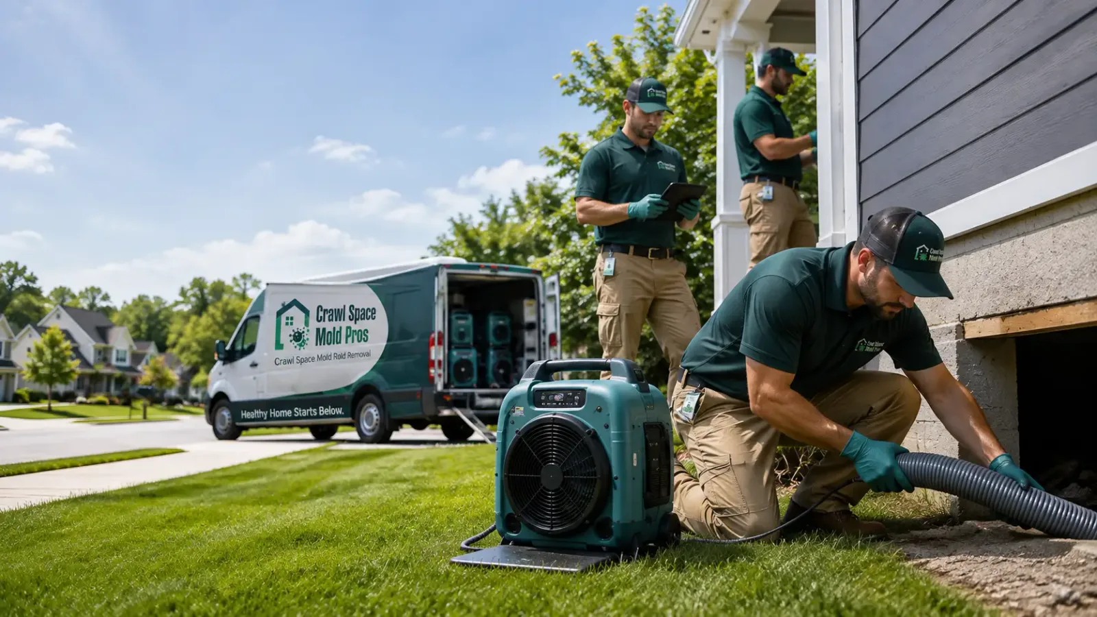 Crawl Space Mold Removal in Hurley, WI